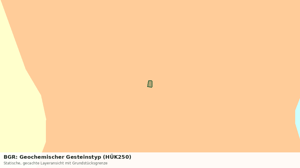 Statische Kartenansicht: BGR: Geochemischer Gesteinstyp (HÜK250)