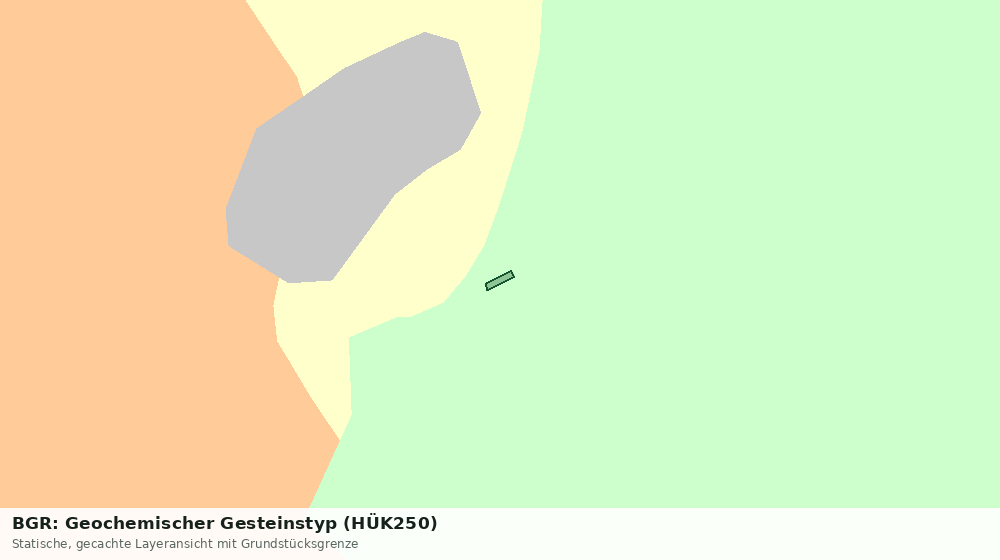 Statische Kartenansicht: BGR: Geochemischer Gesteinstyp (HÜK250)
