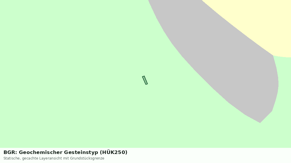 Statische Kartenansicht: BGR: Geochemischer Gesteinstyp (HÜK250)