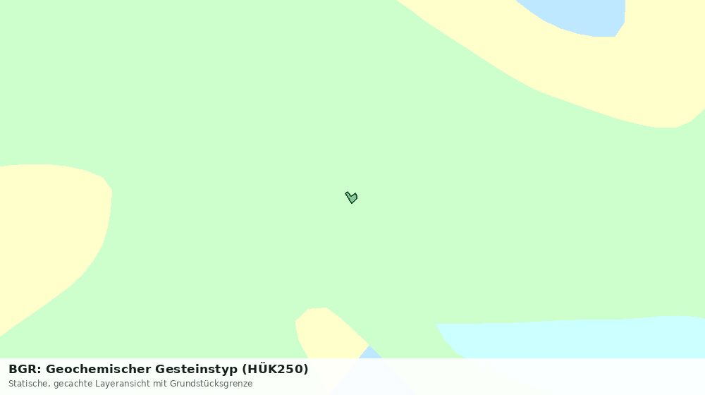Statische Kartenansicht: BGR: Geochemischer Gesteinstyp (HÜK250)