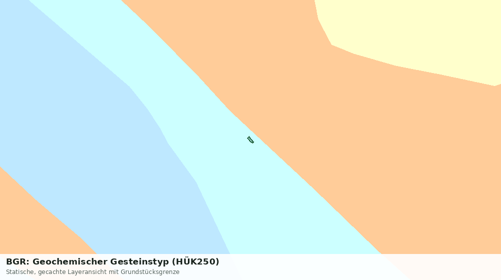 Statische Kartenansicht: BGR: Geochemischer Gesteinstyp (HÜK250)