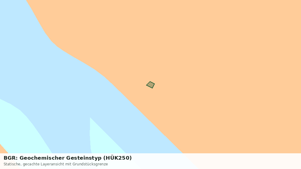 Statische Kartenansicht: BGR: Geochemischer Gesteinstyp (HÜK250)
