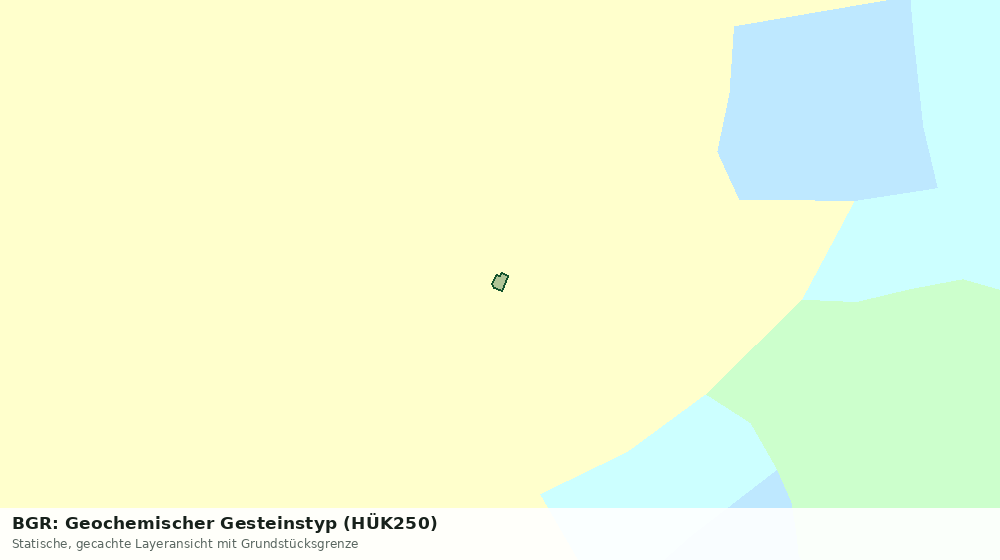 Statische Kartenansicht: BGR: Geochemischer Gesteinstyp (HÜK250)