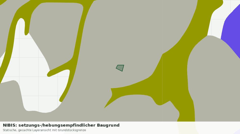 Statische Kartenansicht: NIBIS: setzungs-/hebungsempfindlicher Baugrund