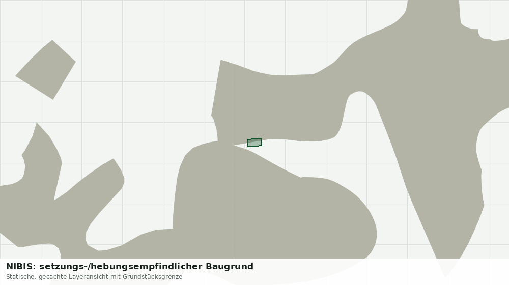 Statische Kartenansicht: NIBIS: setzungs-/hebungsempfindlicher Baugrund