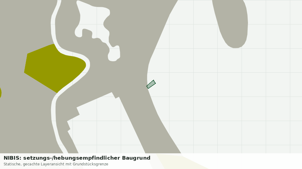 Statische Kartenansicht: NIBIS: setzungs-/hebungsempfindlicher Baugrund
