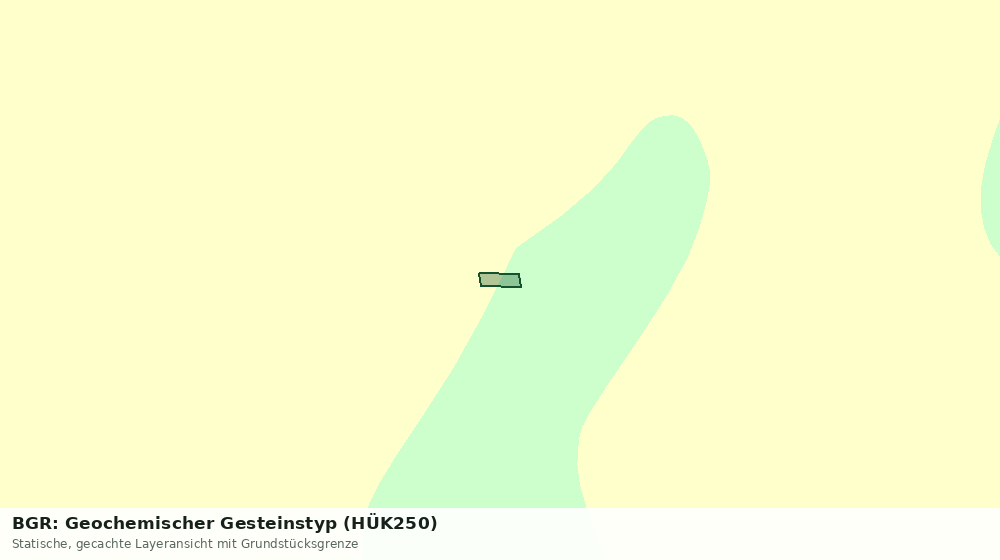 Statische Kartenansicht: BGR: Geochemischer Gesteinstyp (HÜK250)