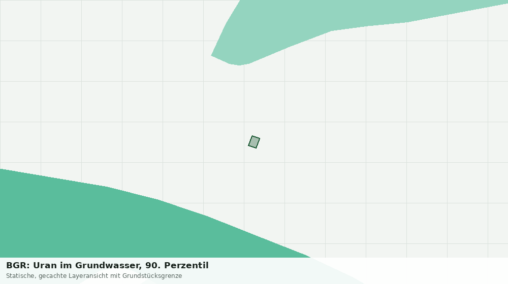 Statische Kartenansicht: BGR: Uran im Grundwasser, 90. Perzentil