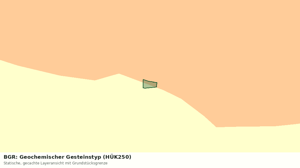 Statische Kartenansicht: BGR: Geochemischer Gesteinstyp (HÜK250)