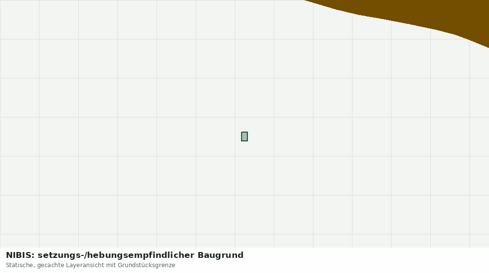 Statische Kartenansicht: NIBIS: setzungs-/hebungsempfindlicher Baugrund