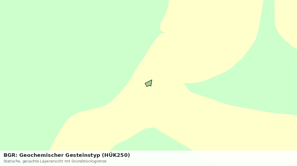 Statische Kartenansicht: BGR: Geochemischer Gesteinstyp (HÜK250)