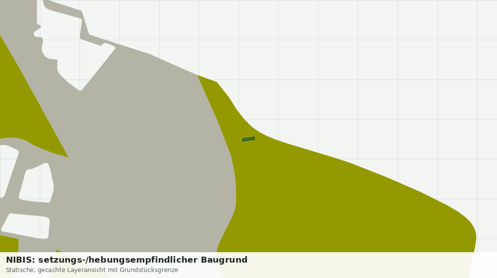 Statische Kartenansicht: NIBIS: setzungs-/hebungsempfindlicher Baugrund
