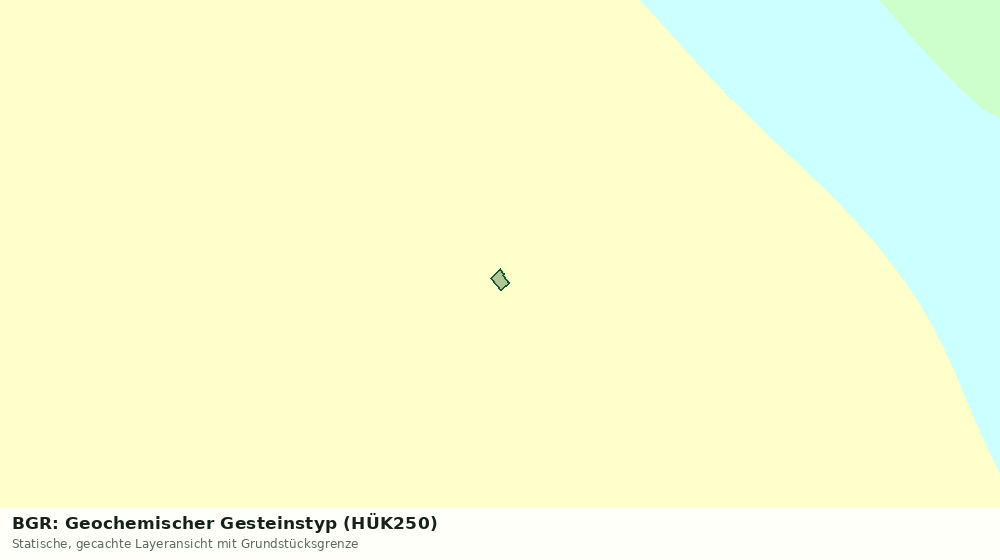 Statische Kartenansicht: BGR: Geochemischer Gesteinstyp (HÜK250)