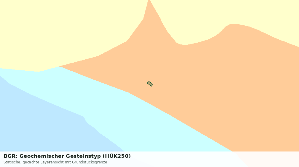 Statische Kartenansicht: BGR: Geochemischer Gesteinstyp (HÜK250)