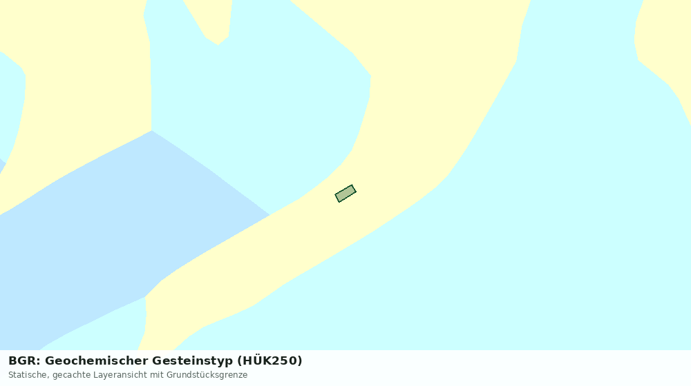 Statische Kartenansicht: BGR: Geochemischer Gesteinstyp (HÜK250)