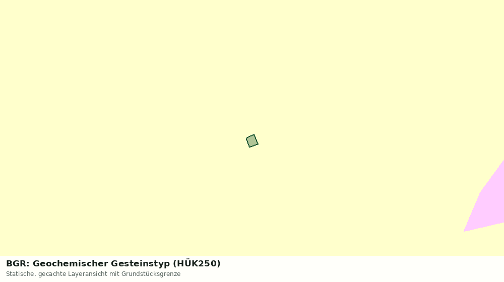 Statische Kartenansicht: BGR: Geochemischer Gesteinstyp (HÜK250)