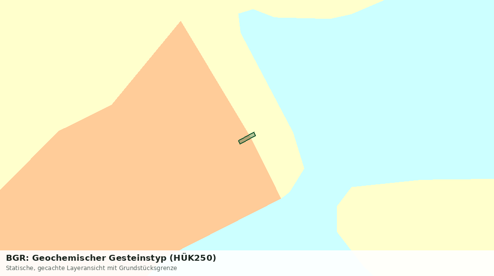 Statische Kartenansicht: BGR: Geochemischer Gesteinstyp (HÜK250)