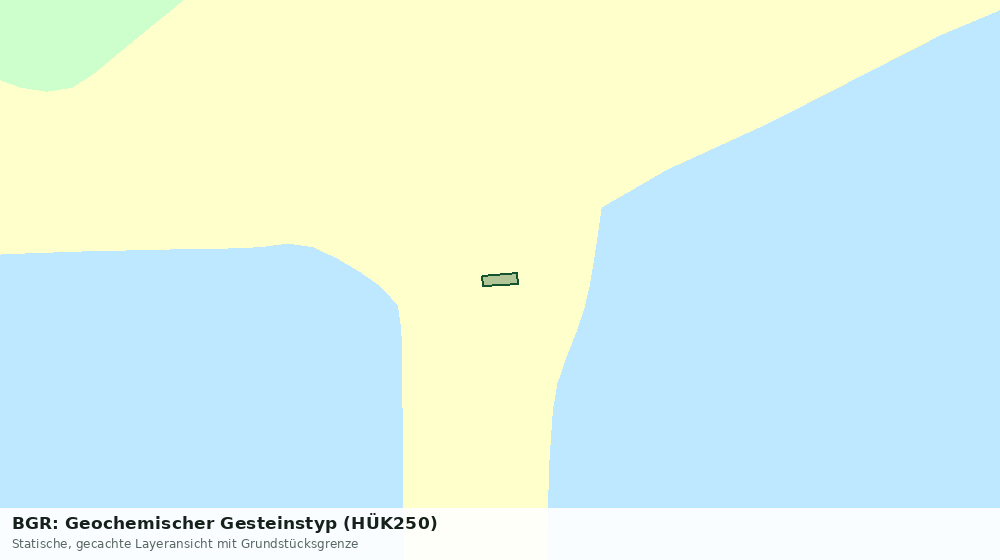 Statische Kartenansicht: BGR: Geochemischer Gesteinstyp (HÜK250)