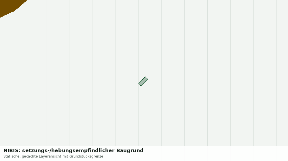 Statische Kartenansicht: NIBIS: setzungs-/hebungsempfindlicher Baugrund