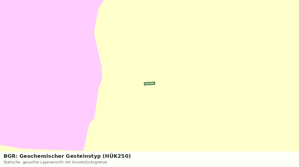Statische Kartenansicht: BGR: Geochemischer Gesteinstyp (HÜK250)
