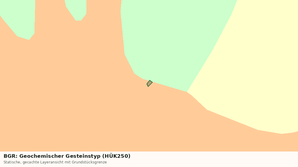 Statische Kartenansicht: BGR: Geochemischer Gesteinstyp (HÜK250)