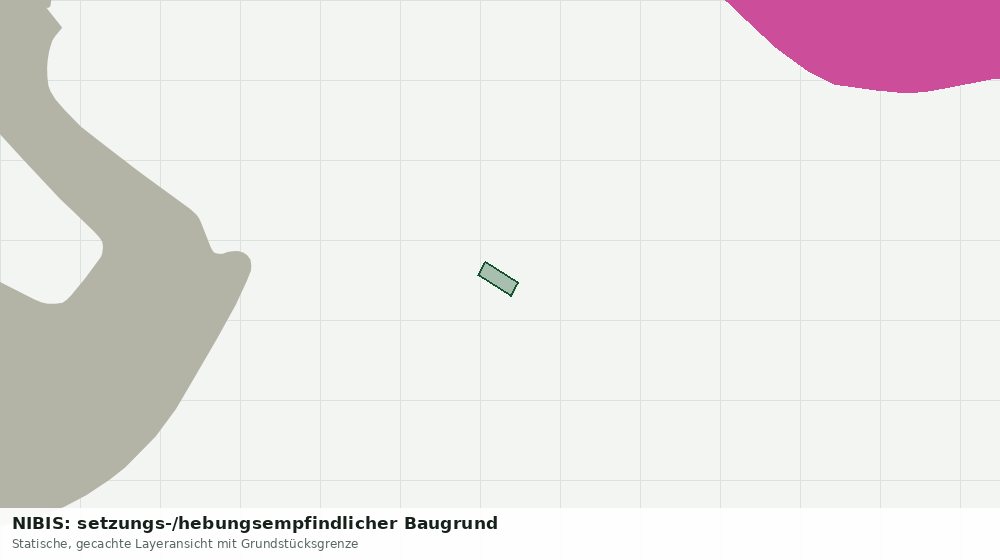 Statische Kartenansicht: NIBIS: setzungs-/hebungsempfindlicher Baugrund