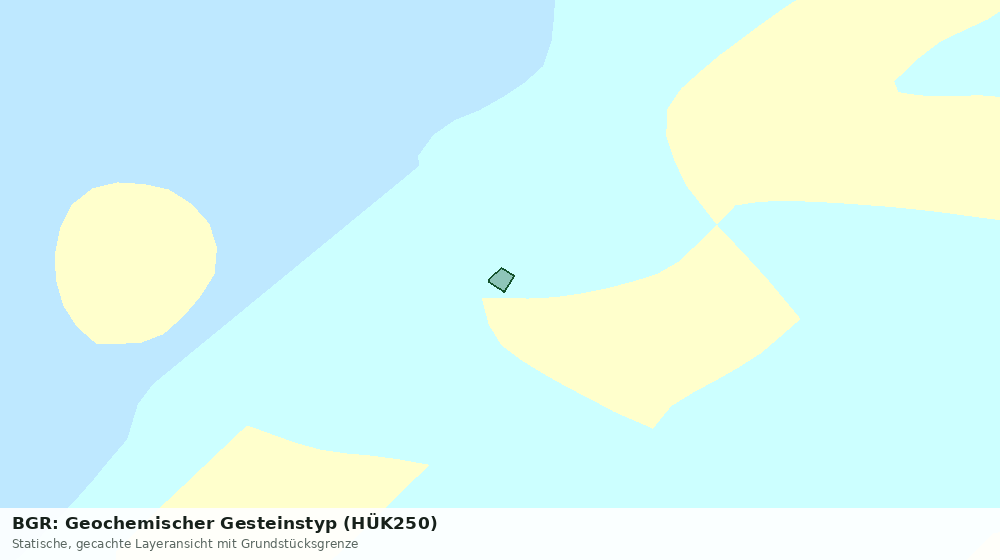 Statische Kartenansicht: BGR: Geochemischer Gesteinstyp (HÜK250)