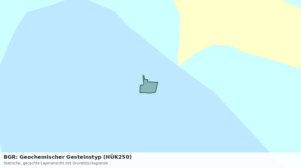 Statische Kartenansicht: BGR: Geochemischer Gesteinstyp (HÜK250)