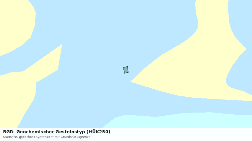 Statische Kartenansicht: BGR: Geochemischer Gesteinstyp (HÜK250)