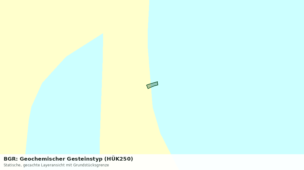 Statische Kartenansicht: BGR: Geochemischer Gesteinstyp (HÜK250)