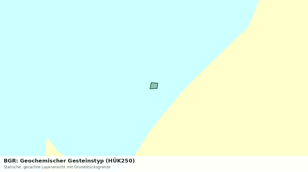 Statische Kartenansicht: BGR: Geochemischer Gesteinstyp (HÜK250)