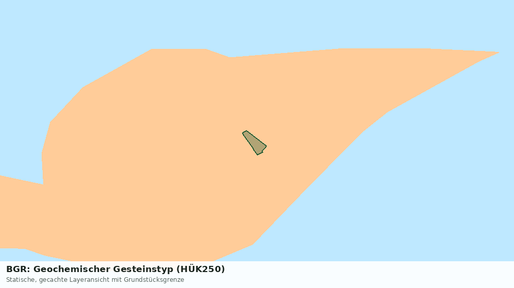 Statische Kartenansicht: BGR: Geochemischer Gesteinstyp (HÜK250)