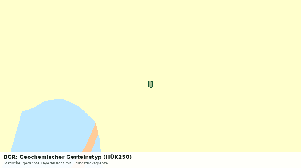 Statische Kartenansicht: BGR: Geochemischer Gesteinstyp (HÜK250)