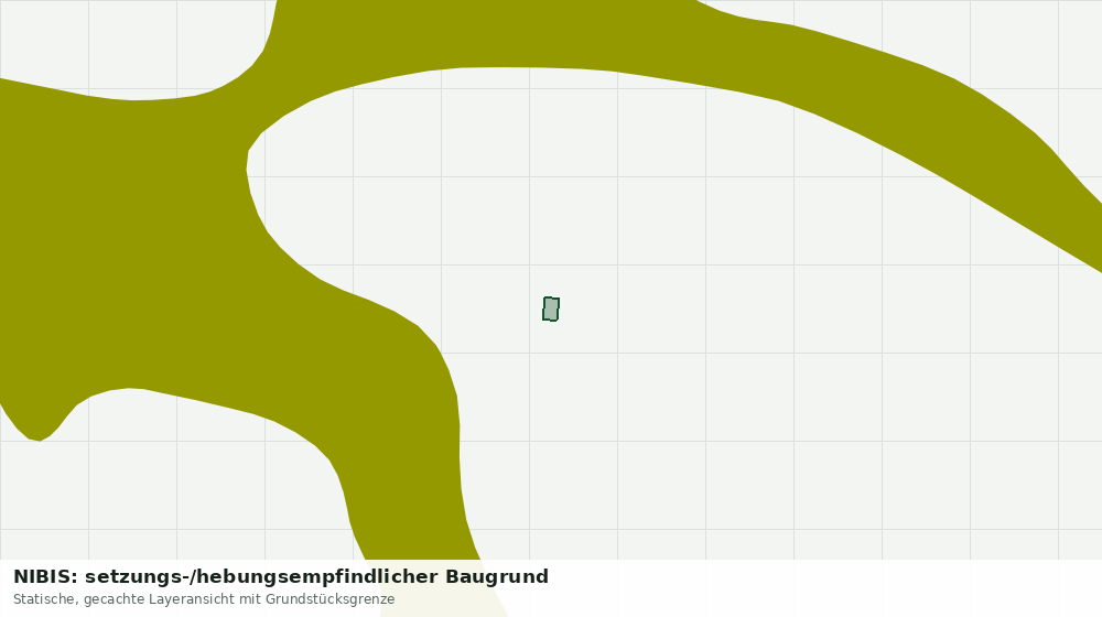 Statische Kartenansicht: NIBIS: setzungs-/hebungsempfindlicher Baugrund