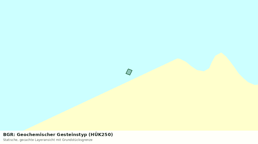 Statische Kartenansicht: BGR: Geochemischer Gesteinstyp (HÜK250)