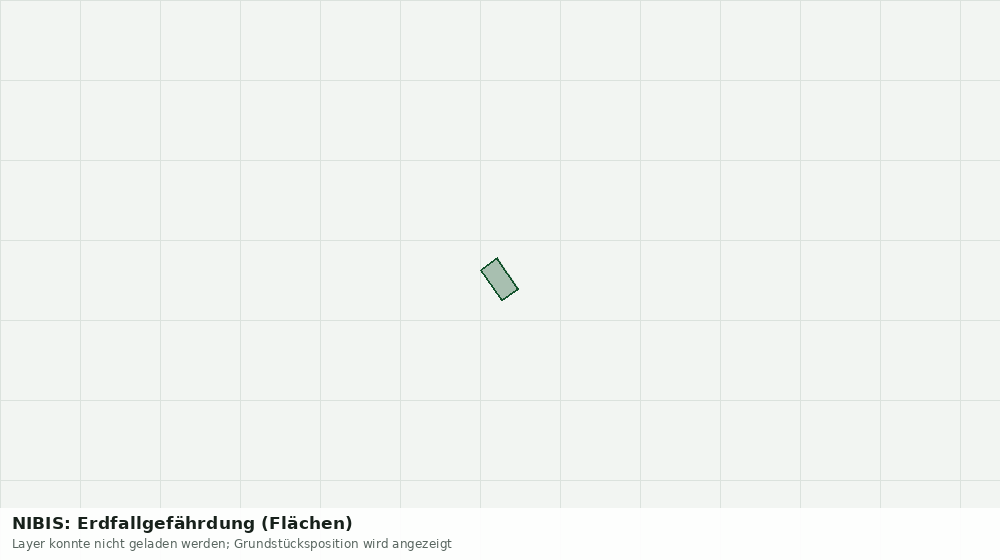 Statische Kartenansicht: NIBIS: Erdfallgefährdung (Flächen)