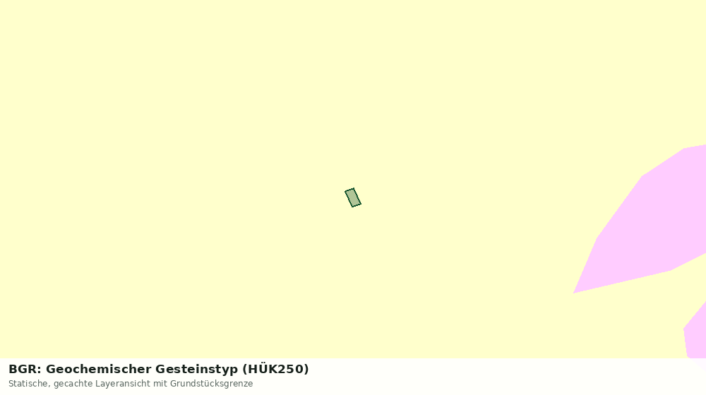 Statische Kartenansicht: BGR: Geochemischer Gesteinstyp (HÜK250)