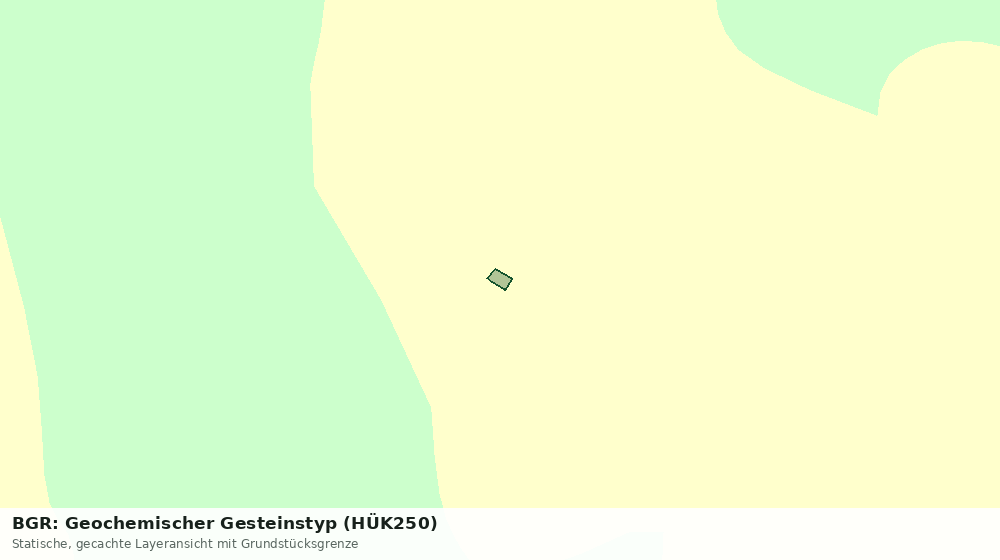 Statische Kartenansicht: BGR: Geochemischer Gesteinstyp (HÜK250)