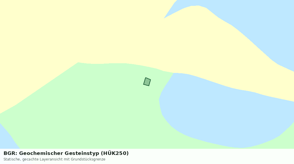 Statische Kartenansicht: BGR: Geochemischer Gesteinstyp (HÜK250)