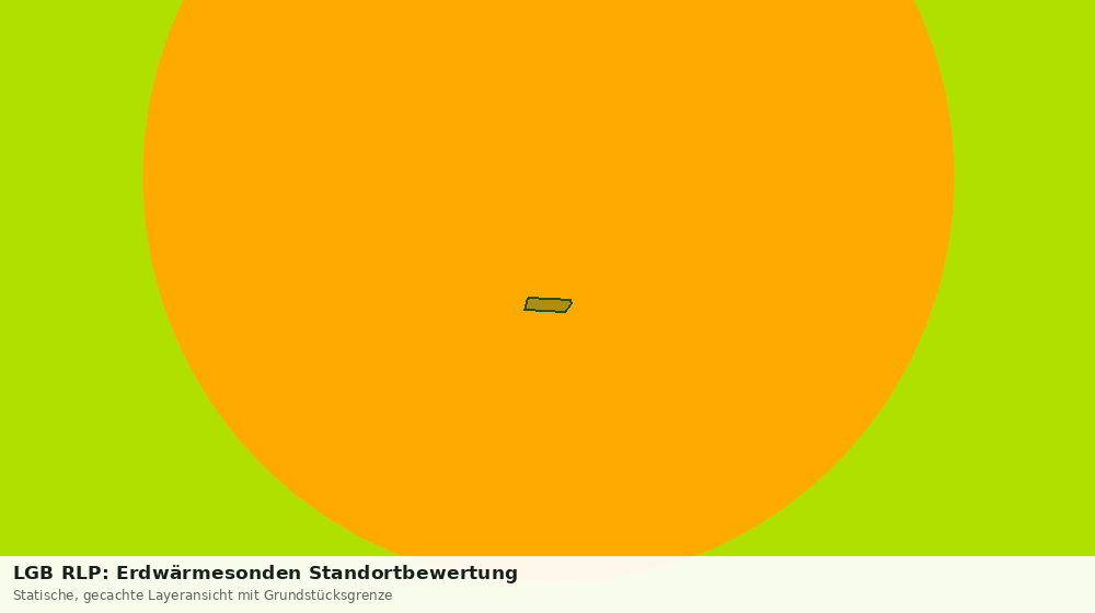 Statische Kartenansicht: LGB RLP: Erdwärmesonden Standortbewertung