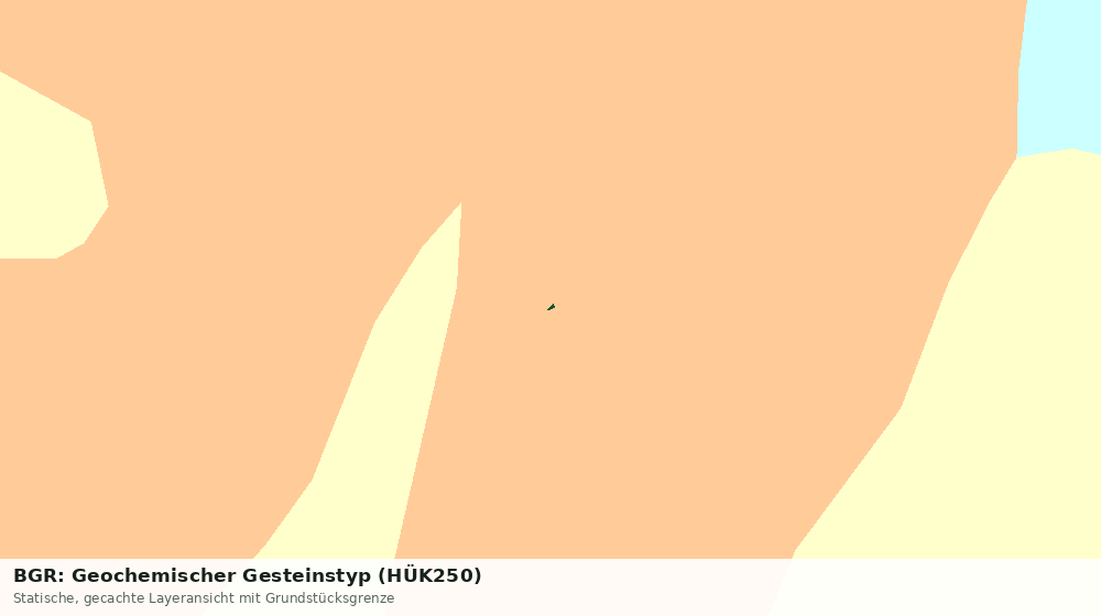 Statische Kartenansicht: BGR: Geochemischer Gesteinstyp (HÜK250)