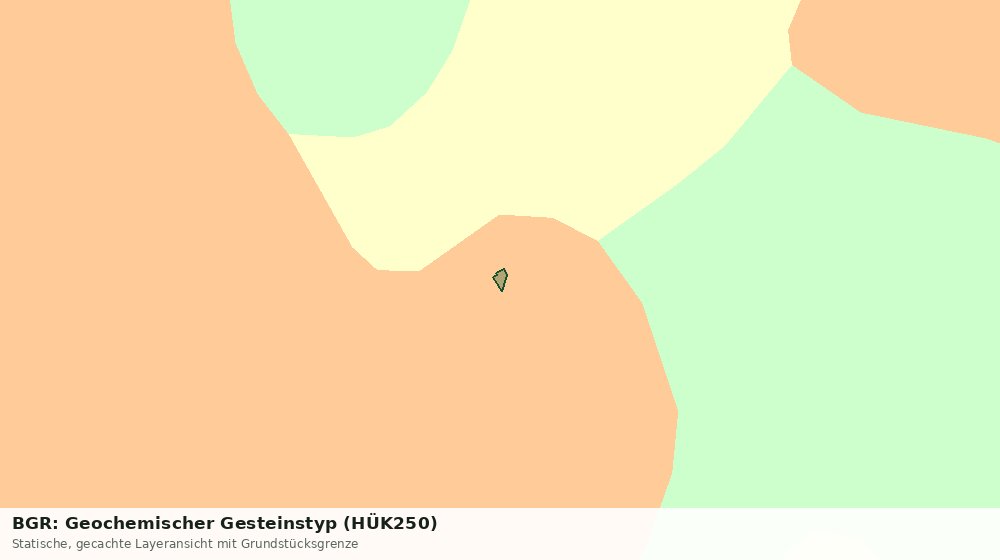 Statische Kartenansicht: BGR: Geochemischer Gesteinstyp (HÜK250)