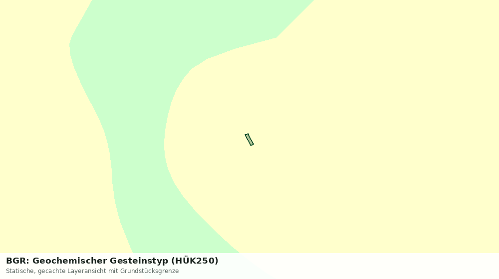 Statische Kartenansicht: BGR: Geochemischer Gesteinstyp (HÜK250)
