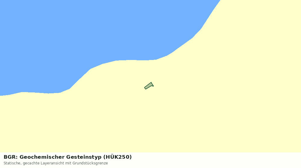 Statische Kartenansicht: BGR: Geochemischer Gesteinstyp (HÜK250)