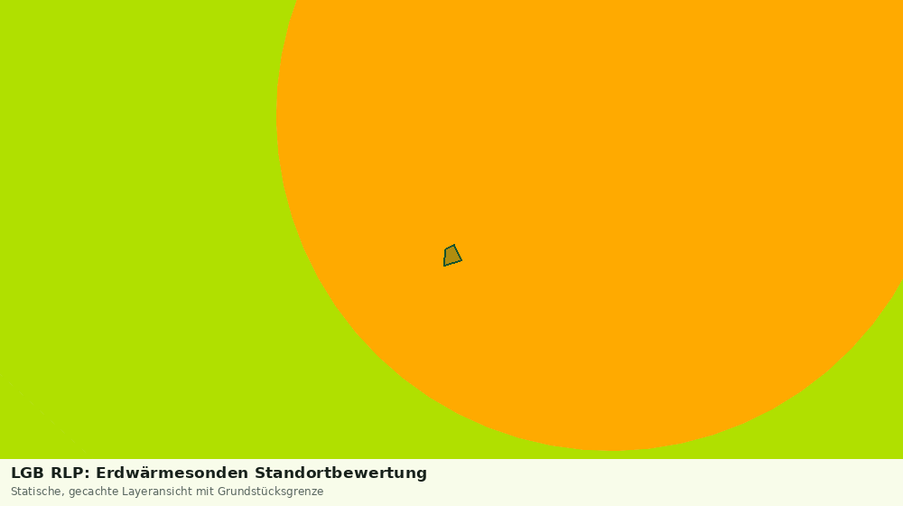 Statische Kartenansicht: LGB RLP: Erdwärmesonden Standortbewertung