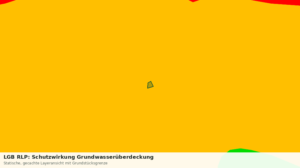 Statische Kartenansicht: LGB RLP: Schutzwirkung Grundwasserüberdeckung