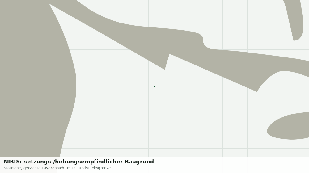Statische Kartenansicht: NIBIS: setzungs-/hebungsempfindlicher Baugrund