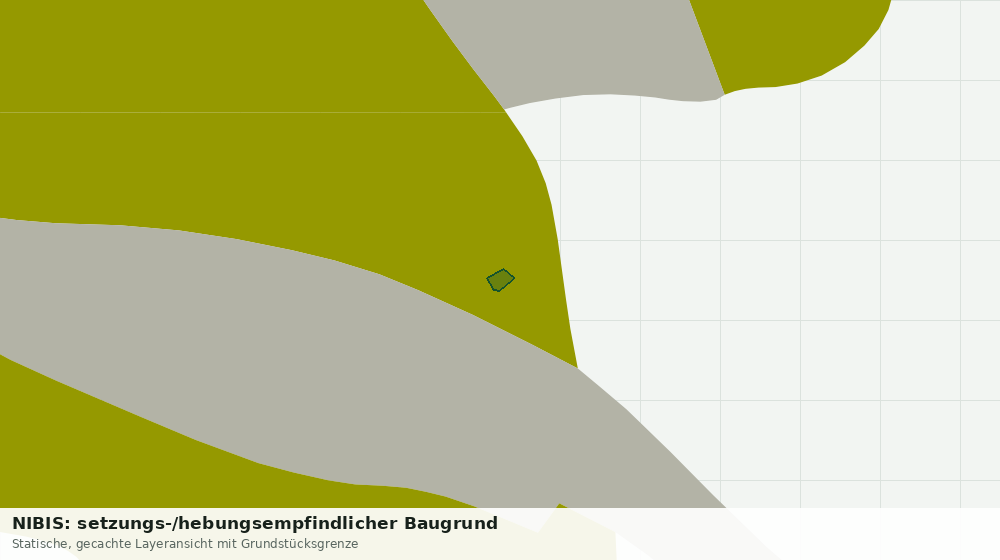 Statische Kartenansicht: NIBIS: setzungs-/hebungsempfindlicher Baugrund
