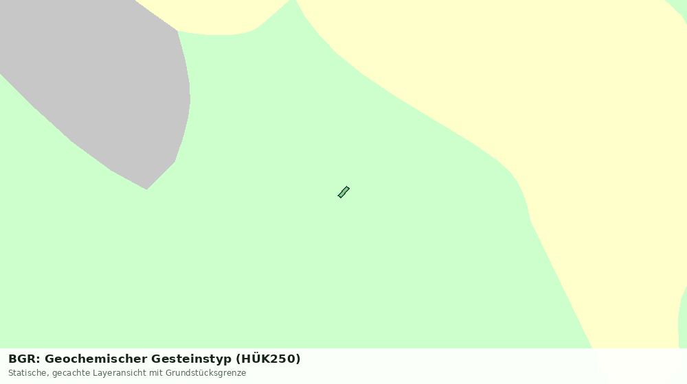 Statische Kartenansicht: BGR: Geochemischer Gesteinstyp (HÜK250)