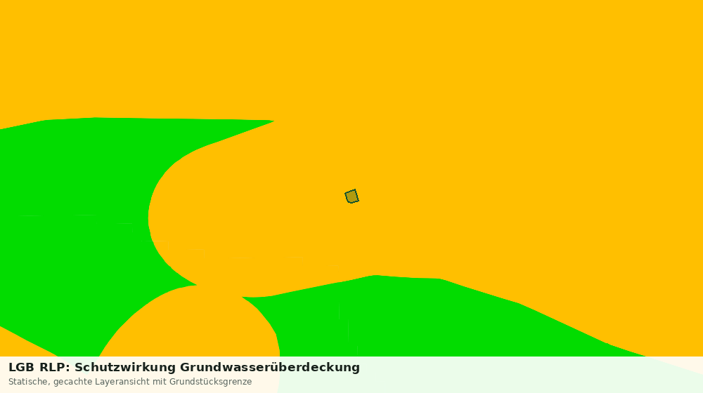 Statische Kartenansicht: LGB RLP: Schutzwirkung Grundwasserüberdeckung